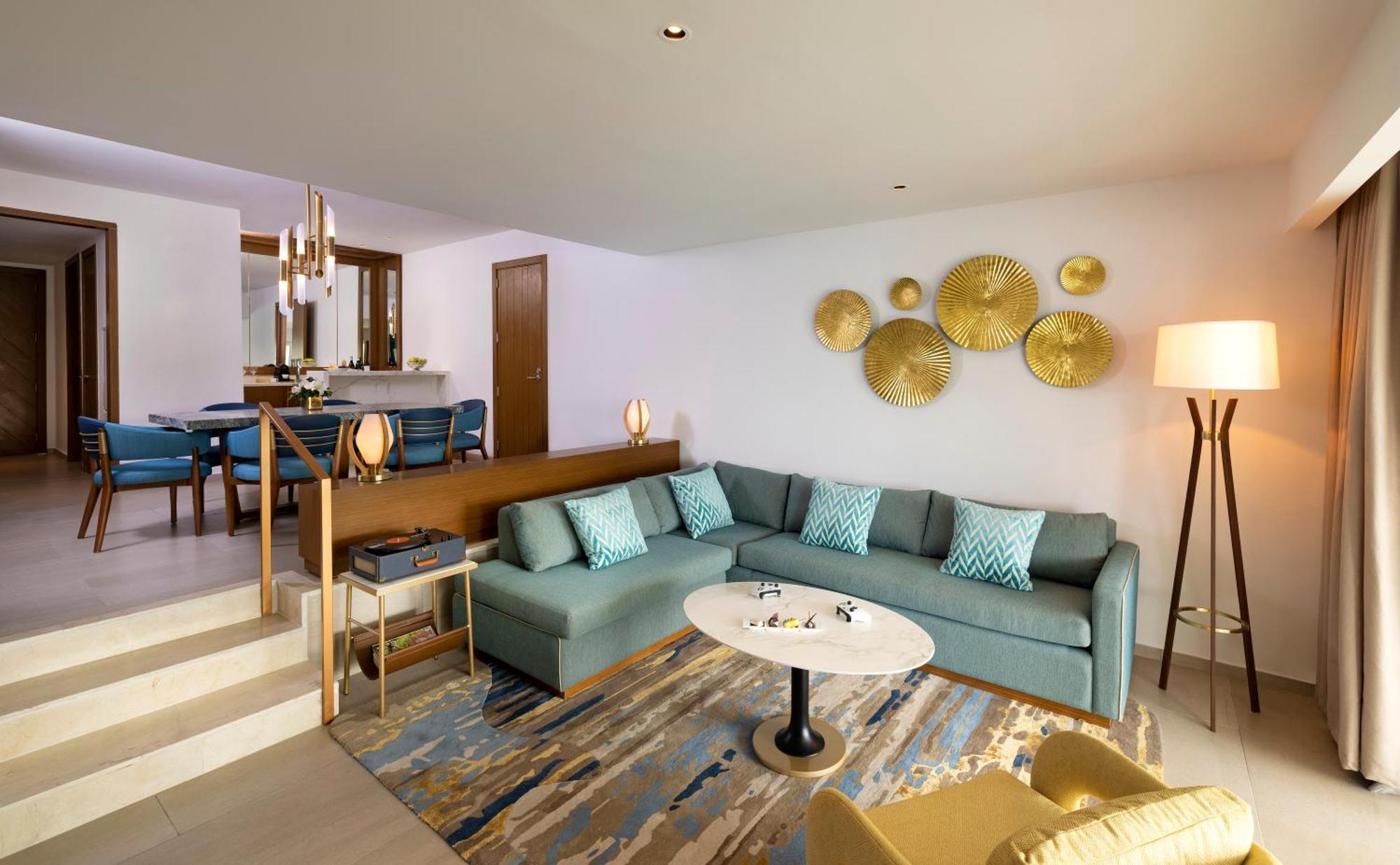 Hard Rock Hotel&Casino Punta Cana - All Inclusive Esterno foto A living room at the hotel